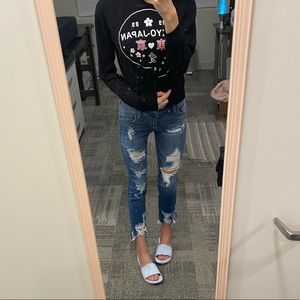 Junior Distressed Jeans